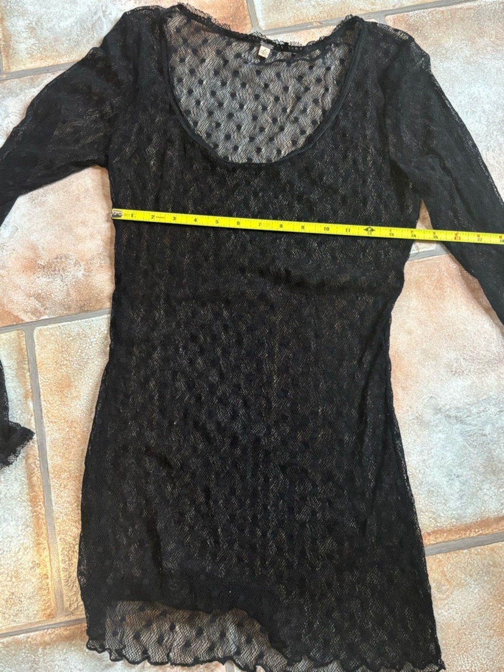 Free People Black Sheer Beach cover-up - Picture 6 of 7